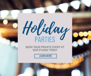 Host Your Holiday Party at Our Studio